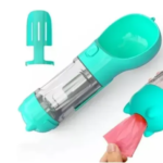 Botella multifuncional 5 en 1 para mascotas con dispensador de agua y limpieza - Ahorra espacio y tiempo durante los paseos diarios - Imagen 2