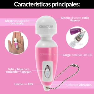 Set x3 Vibrador Mini Clítoris Portátil Silencioso - Proporciona estimulación intensa y discreta en cualquier lugar