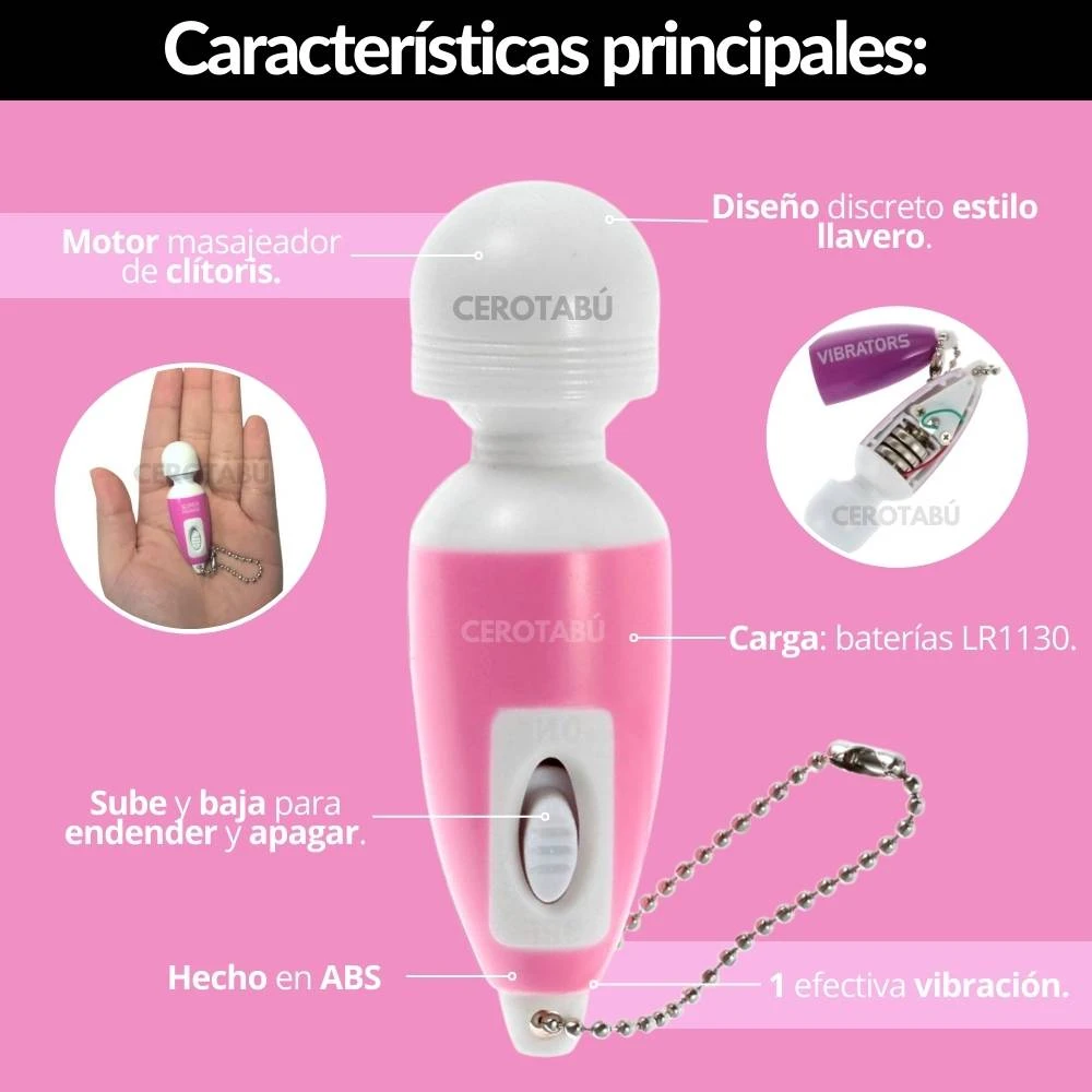 Set x3 Vibrador Mini Clítoris Portátil Silencioso - Proporciona estimulación intensa y discreta en cualquier lugar