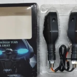 Luces de giro LED para moto con alta visibilidad nocturna - Aumenta tu seguridad al ser visto a larga distancia en carretera - Imagen 2