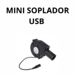 Mini Sopladora USB Potente con Control de Velocidad - Limpia alfombras y espacios reducidos sin esfuerzo
