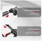Sopladora Aspiradora Inalámbrica 21V Doble Batería - Limpia polvo hojas y residuos en segundos con libertad total - Imagen 4