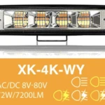 Barra LED 72W 7200 lúmenes blanco ámbar con estrobo - Aumenta la seguridad en terrenos difíciles y baja visibilidad - Imagen 3