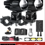 Faro LED auxiliar moto JRY-10 de 100W y 20.000 lúmenes - Garantiza máxima seguridad nocturna con visibilidad extendida - Imagen 2