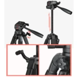 Trípode F-580ST de 206 cm con rotación 360 grados - Obtenga perspectivas panorámicas estables y únicas - Imagen 4