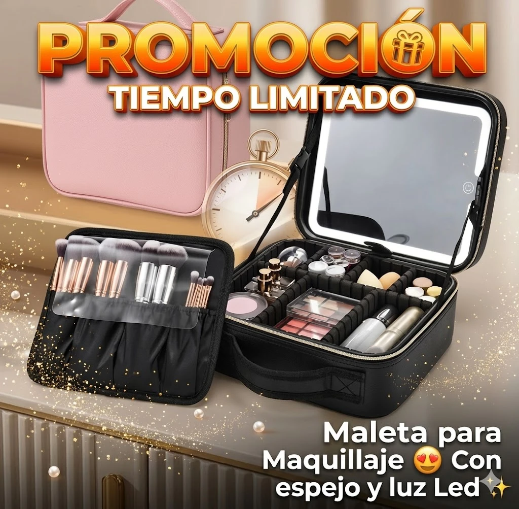 Cosmetiquera Organizadora de Maquillaje - Clasifica cosméticos en tus viajes