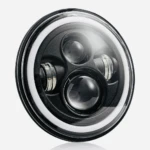 Faro LED 7 pulgadas redondo universal para moto y coche - Mejora tu visibilidad nocturna iluminando claramente el camino