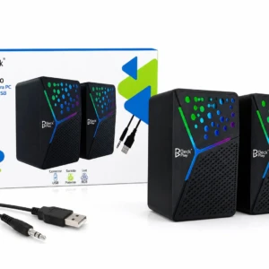 Parlantes Bafles Pc Computador Luces Rgb