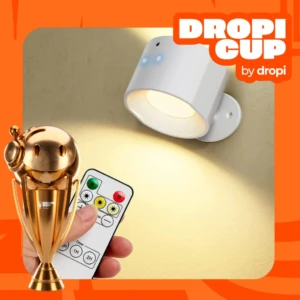 Lámpara LED Magnética Recargable con Control - Ilumina armarios y escritorios