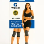 Conjunto protección rodillas y codos WILSNQ acolchado - Protege articulaciones durante entrenamiento intenso - Imagen 2