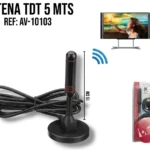 Antena Digital Tdt Base Magnética 5 Mts - Imagen 2