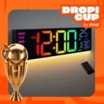 Reloj Despertador Digital con Luz LED RGB - Ambienta el cuarto y marca la hora