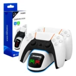Cargador Doble Blanco para Mandos Ps5 - Imagen 3