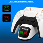 Cargador Doble Blanco para Mandos Ps5 - Imagen 2