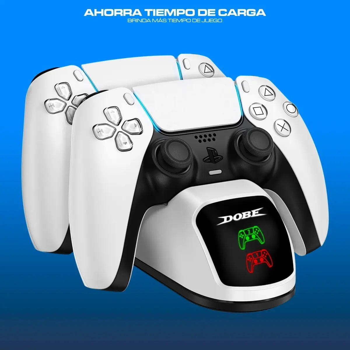 Cargador Doble Blanco para Mandos Ps5