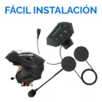 Intercomunicador Casco Bt12 con Google Assistant - Aumenta seguridad al atender llamadas sin usar manos - Imagen 3