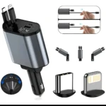 Cargador 4 en 1 Retractil para Vehiculo - Imagen 2