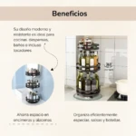 Carrito Organizador Especiero Giratorio - Imagen 2