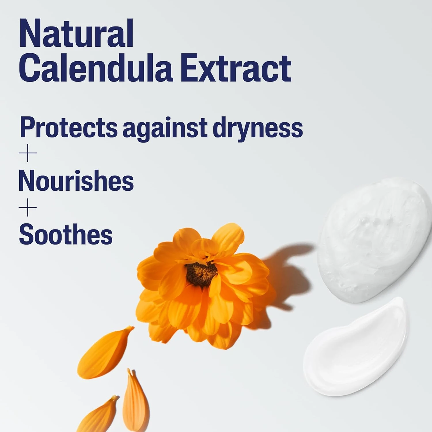 Gel de baño y champú Cetaphil para bebé con extracto de caléndula, protege la piel sensible sin resecar ni irritar los ojos.