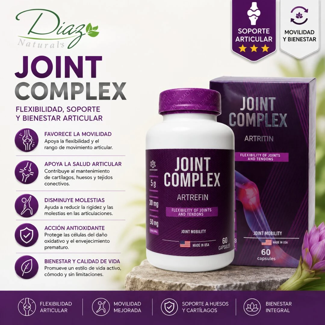 Suplemento Articular Joint Complex con Colágeno - Mejora movilidad y flexibilidad