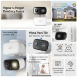 Set x2 Camara Tapo C216 Pack X2 Blanco