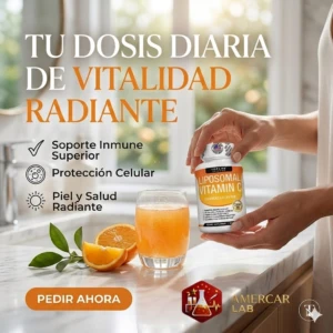 Suplemento de Vitamina C Liposomal - Garantiza absorción y refuerza las defensas
