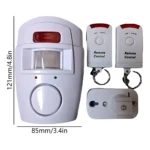 Alarma con Sensor de Movimiento PIR y Control Remoto - Disuade intrusos activando una alerta sonora de 105dB - Imagen 2