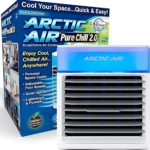 Arctic Air Pure Chill 2.0 enfriador evaporativo portátil - Proporciona aire fresco y húmedo para dormir mejor