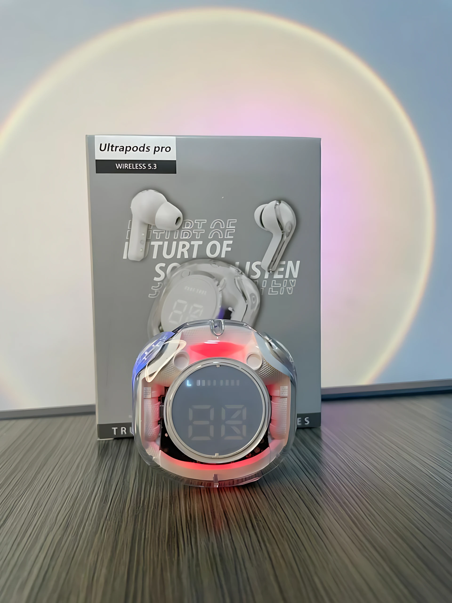 Audifonos Bluetooth Ultrapods Pro con estuche de carga multiple - Disfruta de sonido nito y llamadas claras todo el dia