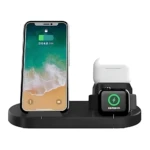 Base H10 Cargador Inalámbrico 3 en 1 para iPhone y Apple Watch - Organiza tu espacio de carga sin cables - Imagen 3
