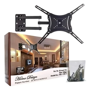 Soporte de TV extensible 14 a 55 pulgadas - optimiza la visualización central en tu sala