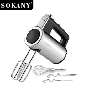 Batidor 3 en 1 Sokany con accesorios intercambiables - Ahorra espacio y tiempo cocinando con una sola herramienta