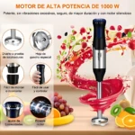 Batidor de inmersión 1000W multifuncional - Ahorra tiempo preparando batidos y salsas - Imagen 3
