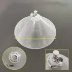 Boquilla pulverizadora de precisión en plástico translúcido con conexión M14 y orificio de 1.5 mm, diseñada para reducir dispersión de pesticidas.
