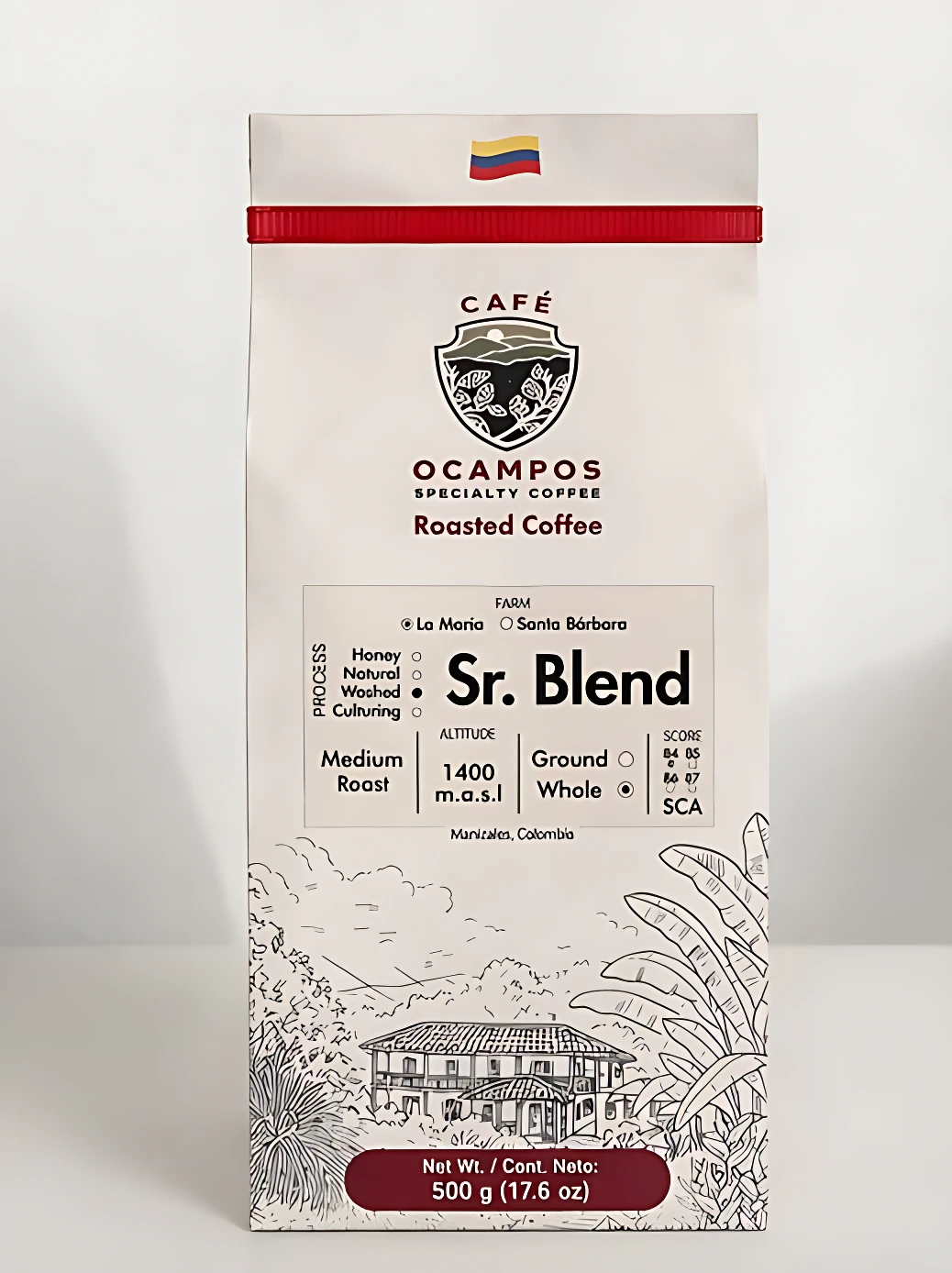 Café Colombiano de Especialidad Tipo Exportación - Brinda sabor suave y balance
