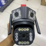 Cámara Wifi Triple Lente Visión 360° HD - Protege cada rincón de tu hogar sin puntos ciegos - Imagen 4