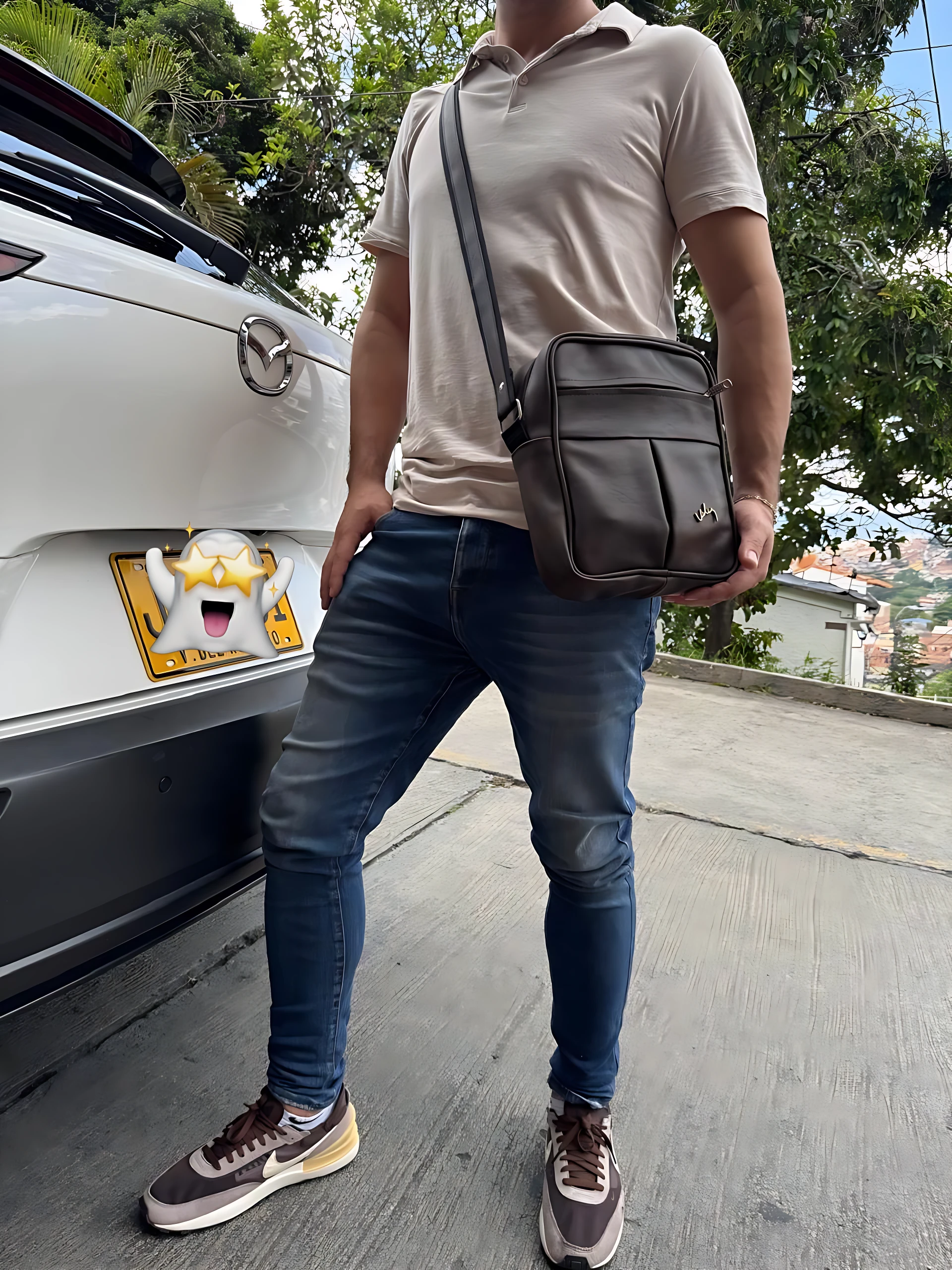 Bolso Carriel Masculino en Cuero Sintético - Organiza pertenencias con estilo