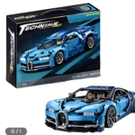 Carro deportivo Lego Technic con piezas móviles - Entrena la motricidad fina y estimula la creatividad - Imagen 4