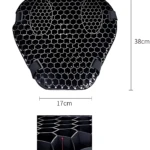Cojín para asiento moto con ventilación activa de gel hueco - mantiene la espalda fresca y seca durante viajes largos - Imagen 3