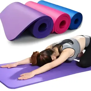 Colchoneta Antideslizante para Yoga y Fitness - Amortigua articulaciones y posturas
