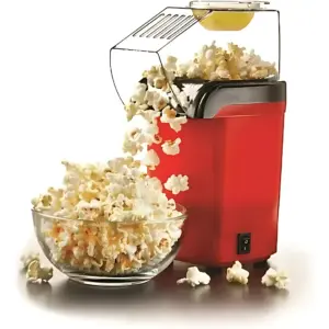 Crispetera Eléctrica de Aire Caliente - Prepara palomitas saludables sin aceite