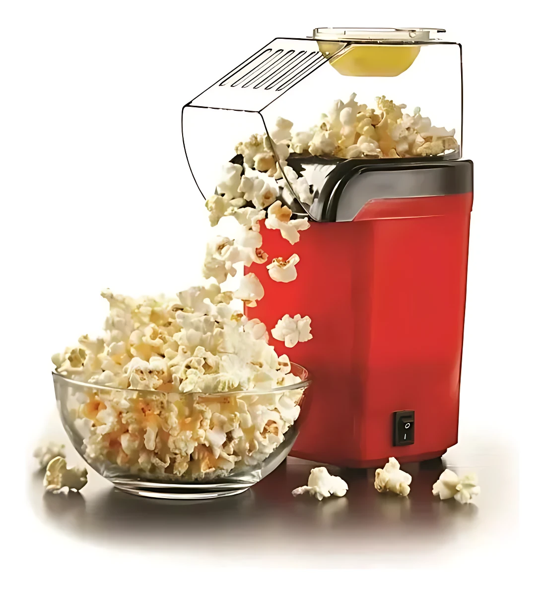 Crispetera Eléctrica de Aire Caliente - Prepara palomitas saludables sin aceite