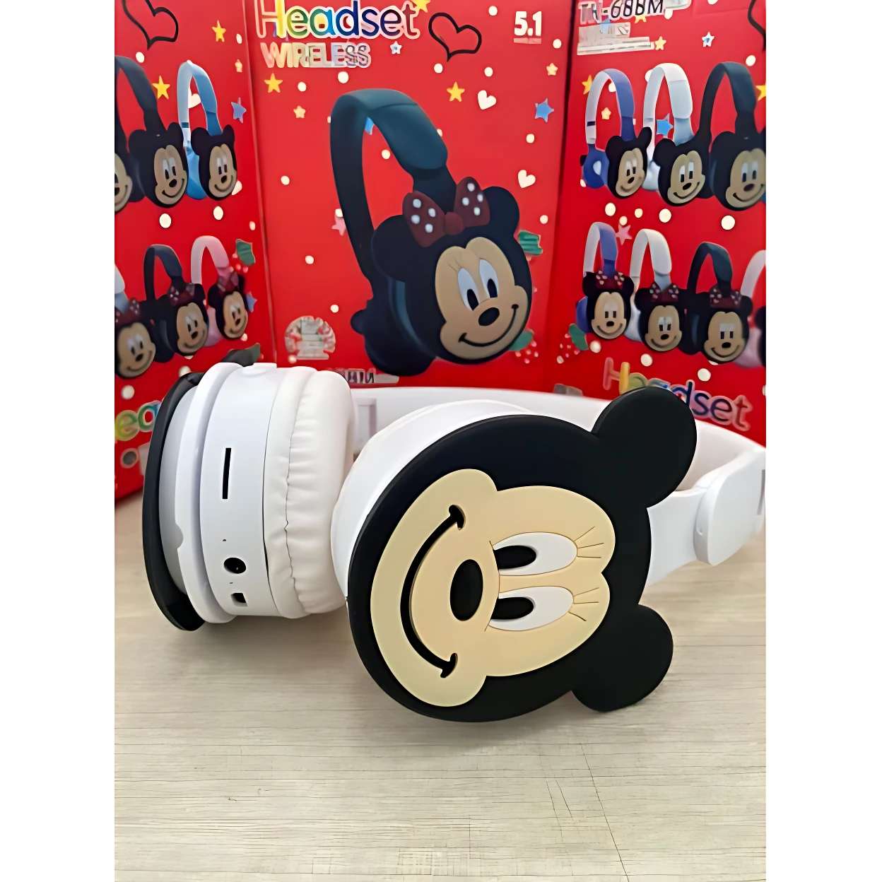 Auriculares inalámbricos TK-688 con micrófono para niños - Escucha música y juegos sin cables