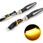 Direccionales LED flexibles 12V para moto - Aumentan visibilidad nocturna y seguridad en carretera - Imagen 3