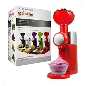 Dispensador de Helado Swirlio para Postres Artesanales sin Conservantes - Prepara Helado Saludable en 3 Minutos