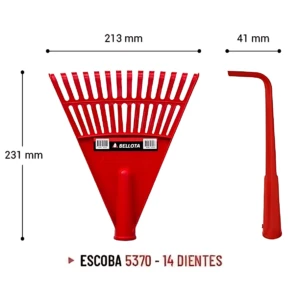 Escoba Barre Prado Plastica 14 Dientes B