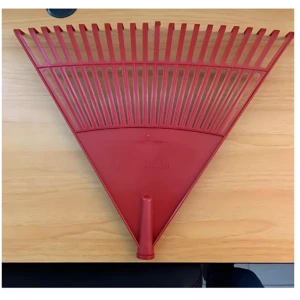 Escoba Plastica Roja 22D Sin Cabo