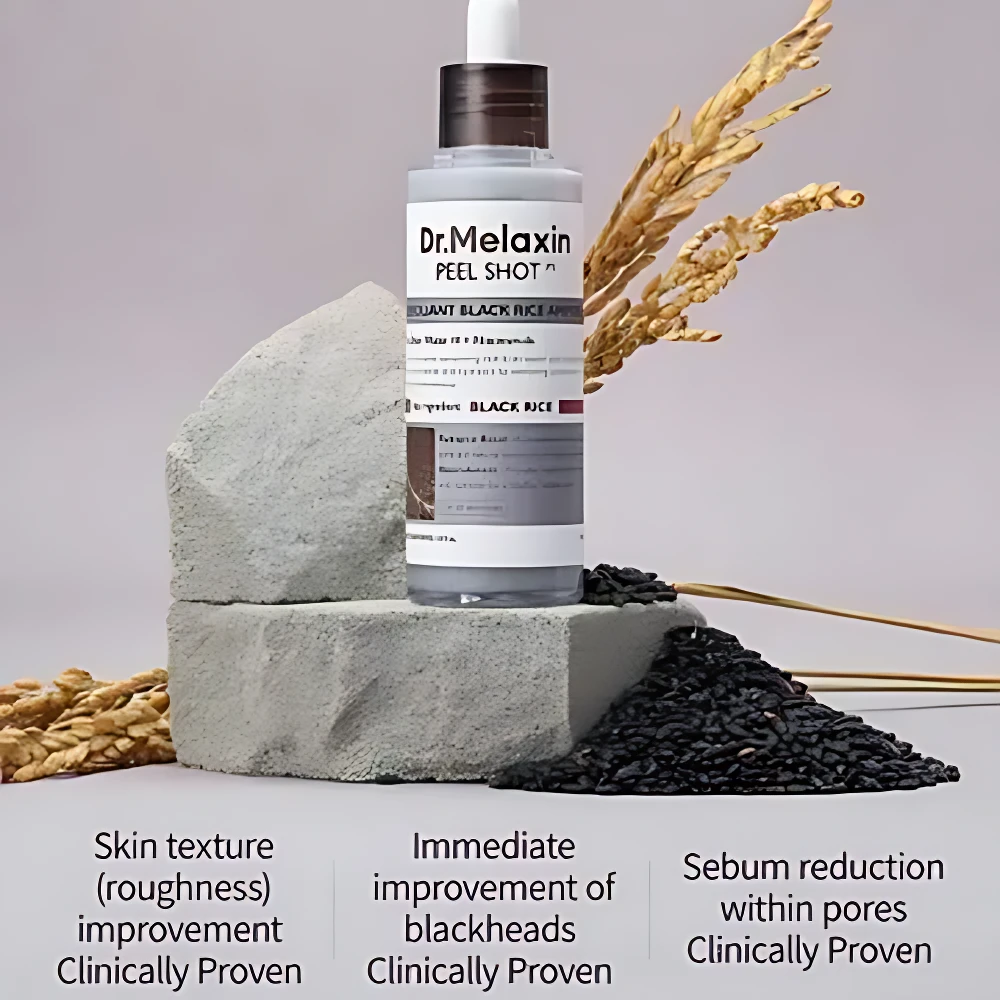Exfoliante Facial en Ampolla con Arroz Negro - Elimina células muertas y mejora la luminosidad de tu piel