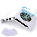 Extractor de polvo para uñas profesional sin ruido - Protege tu salud respiratoria eliminando partículas flotantes - Imagen 2