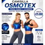 Chaleco Faja Térmica Reductora Osmotex - Aumenta el sudor y moldea el torso